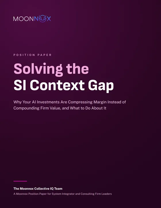 Cover of the position paper Solving the SI Context Gap